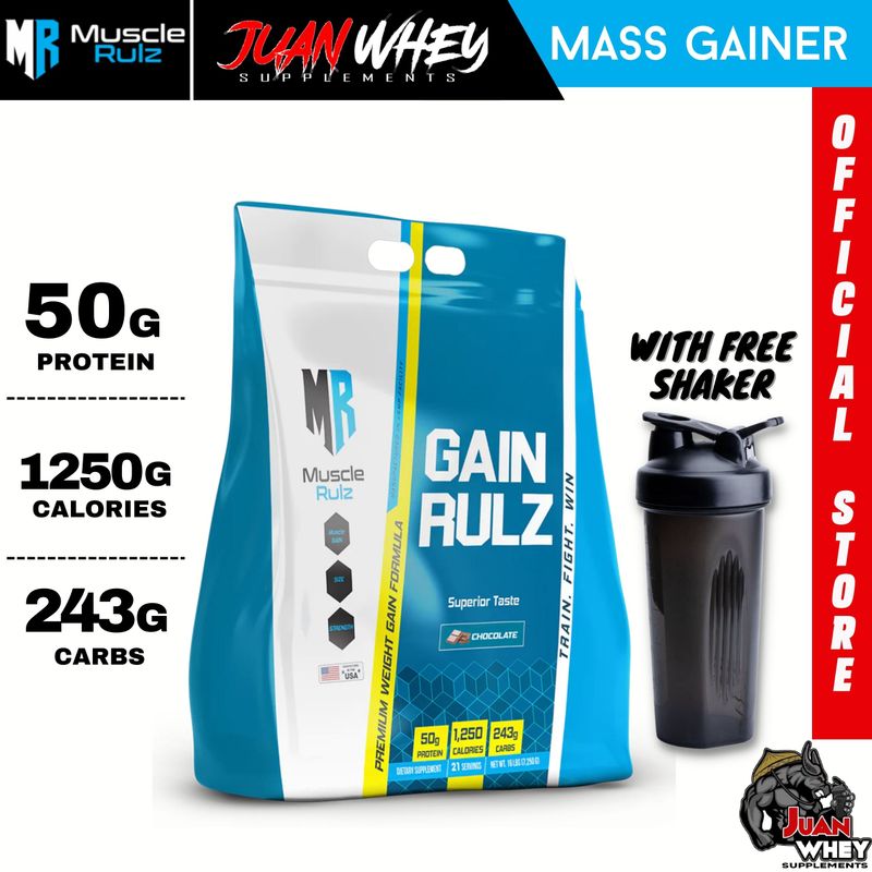 Muscle Rulz - Gain Rulz Mass Gainer 16LBS