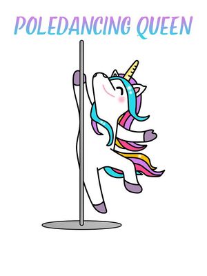 Unicorn &amp; Rainbow Kids Pole
