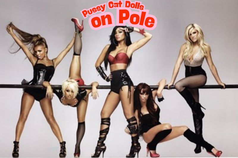 Pusscat Dolls on Pole