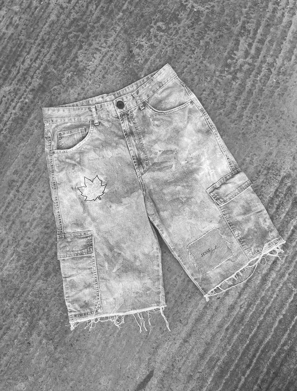 1 of 1 Reworked Denim Shorts (Fall)