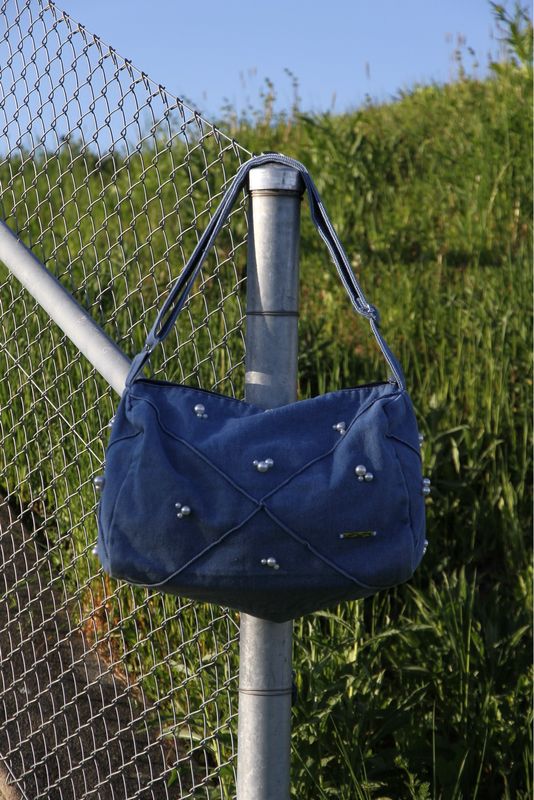 1 of 1 Pearled Denim Bag