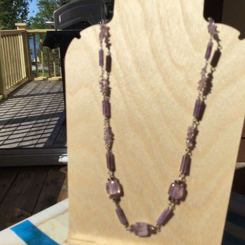 Amethyst &amp; Cape Amethyst Necklace MR-487