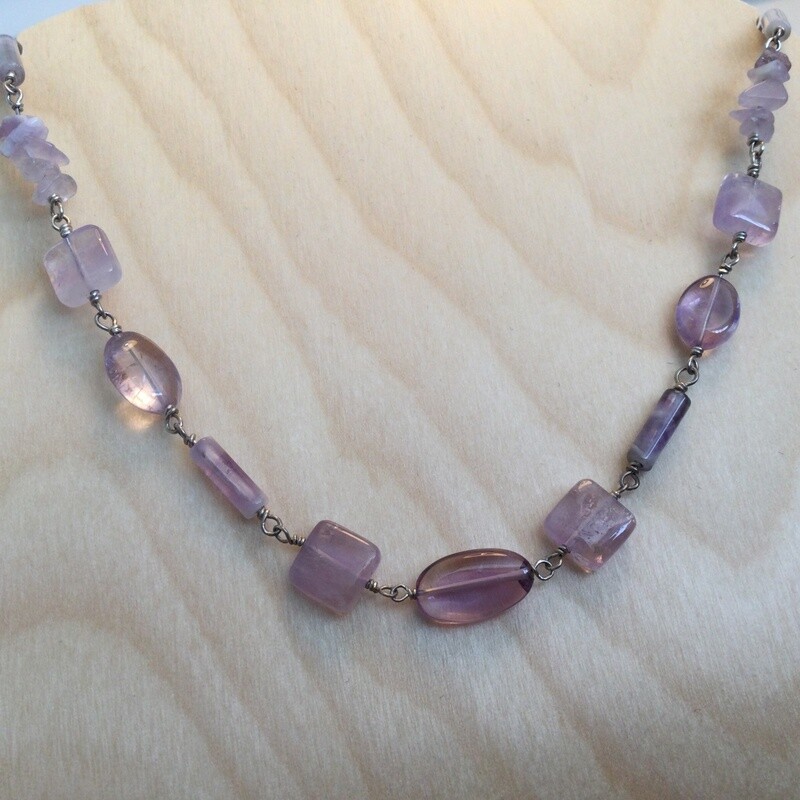 Cape Amethyst, Ametrine, Amethyst Necklace MR-486
