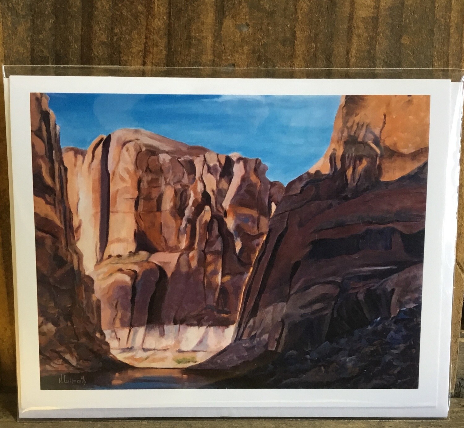 Iceberg Morning Note Card