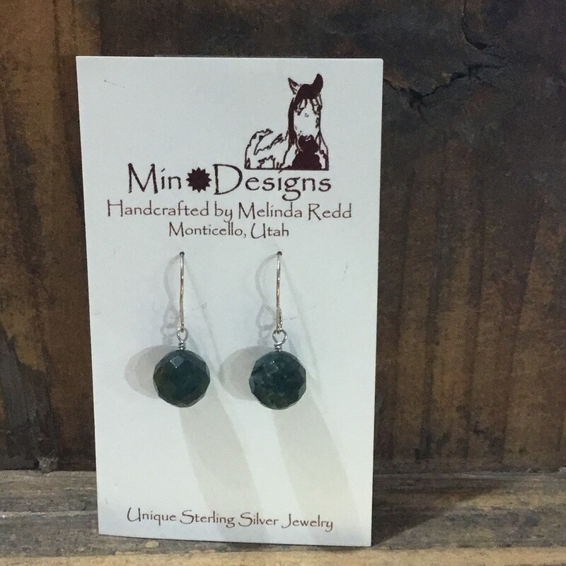 Moss Agate Earrings MR-580