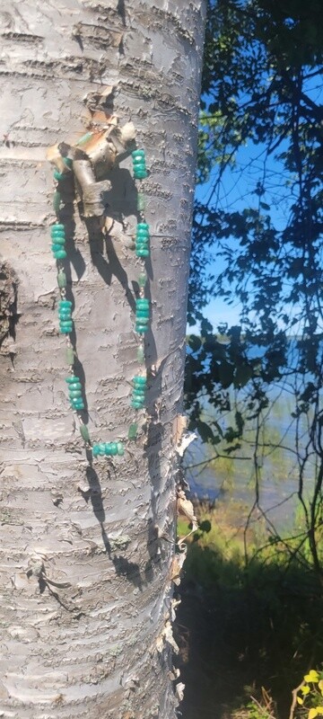 Amazonite Sterling Necklace MR-366