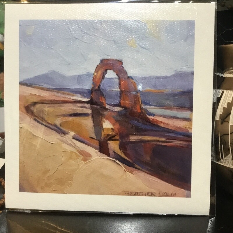 Delicate Arch Canvas Giclee Print, no mat