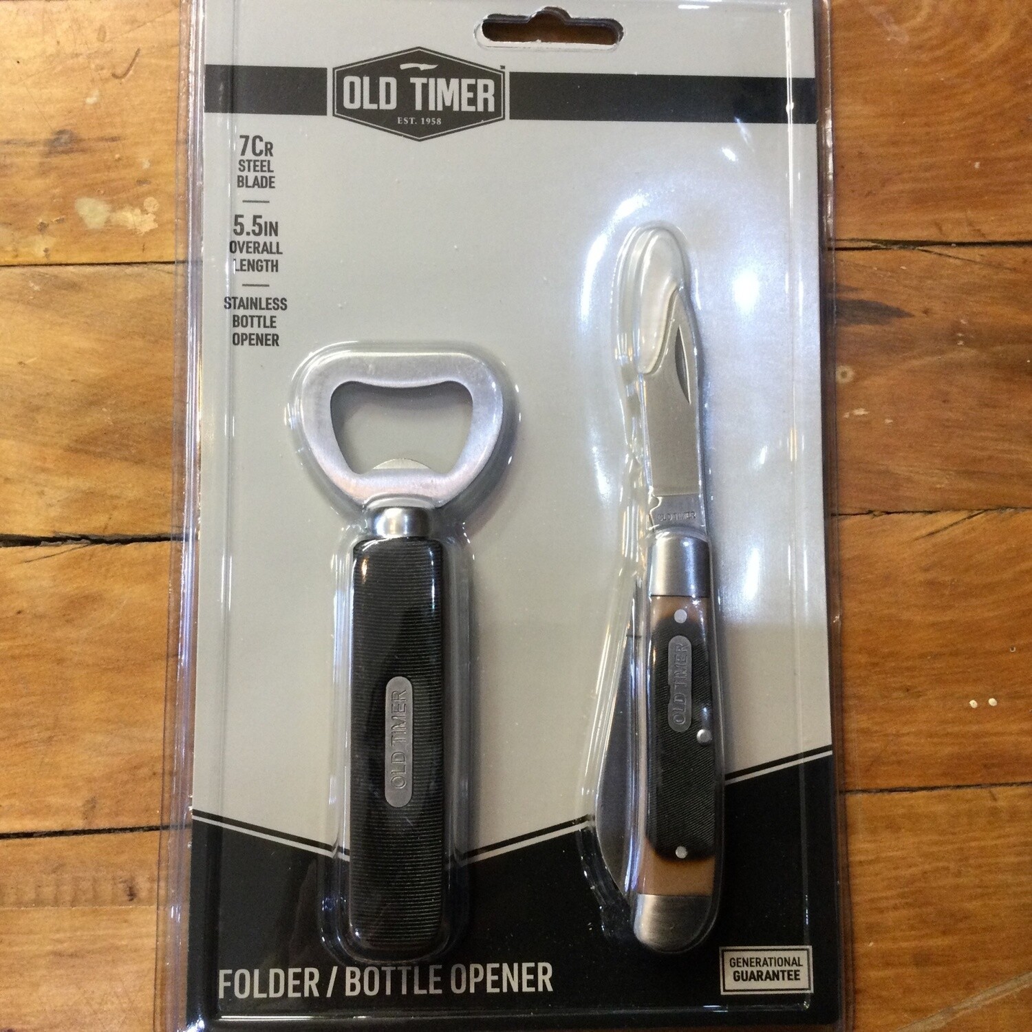 Trapper &amp; Opener Set, Old Timer