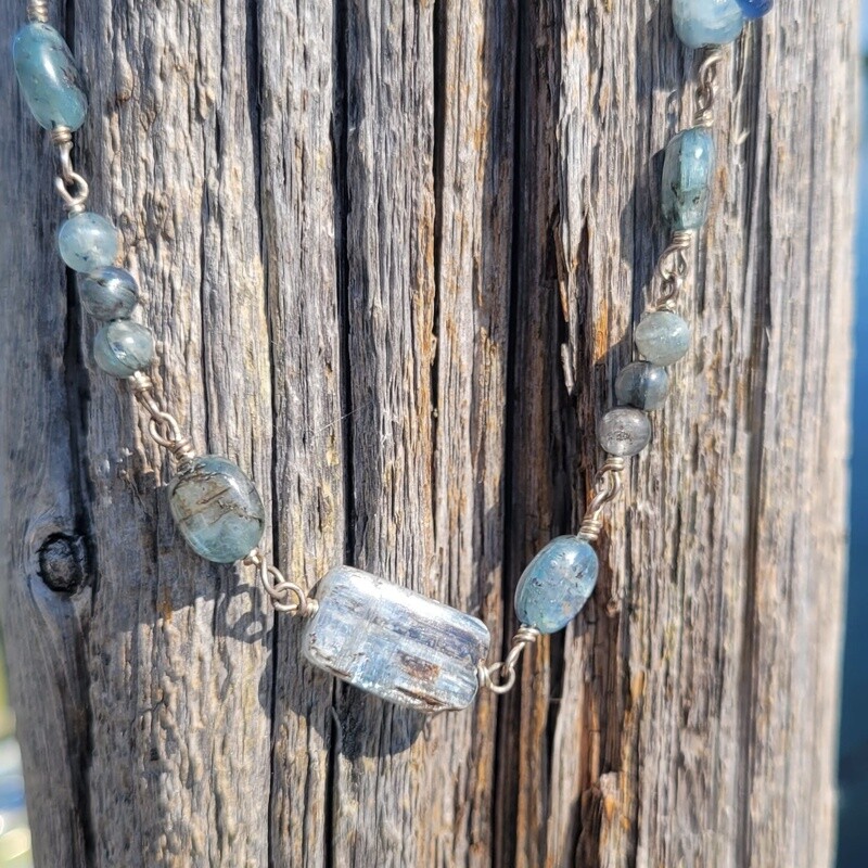 Kyanite Sterling Necklace MR-377