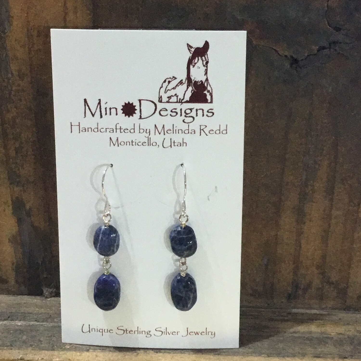 Sodalite Earrings MR-753