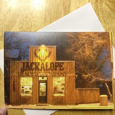 Note Card, Jackalope (Winter)