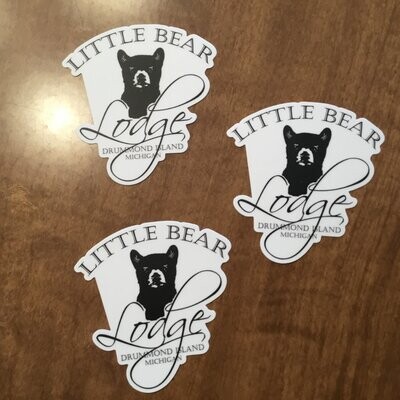 Little Bear Lodge Logo Stickers