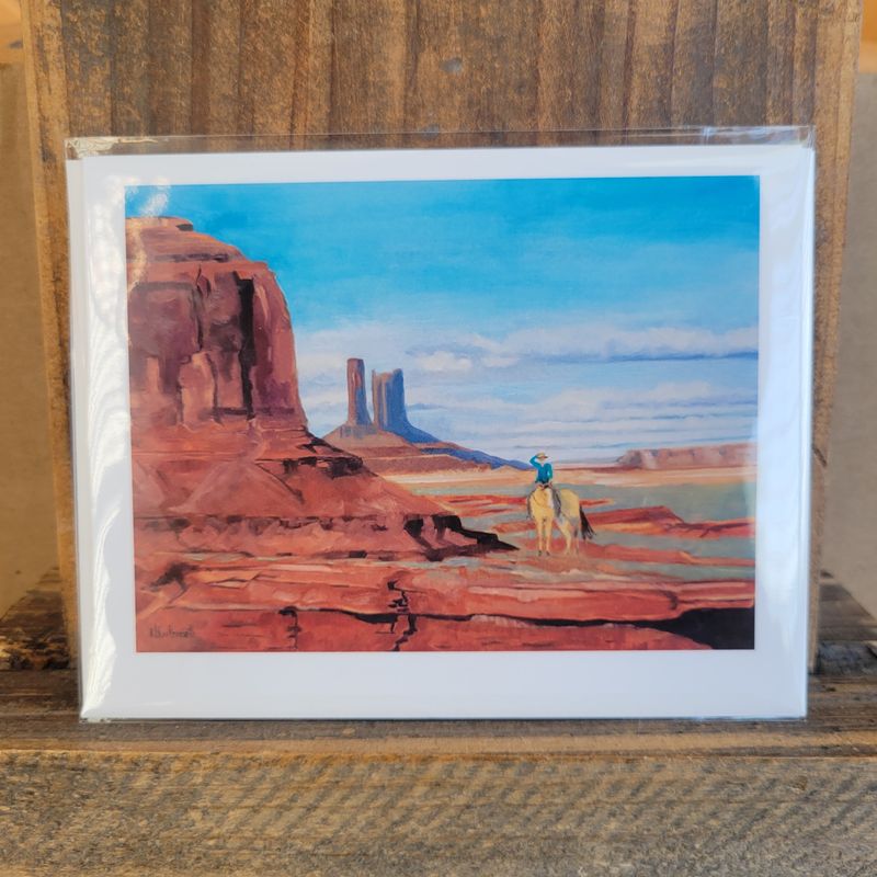 Hold On to Your Hat Note Card