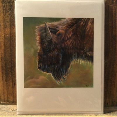 Native Heritage Buffalo/Bison Note Card