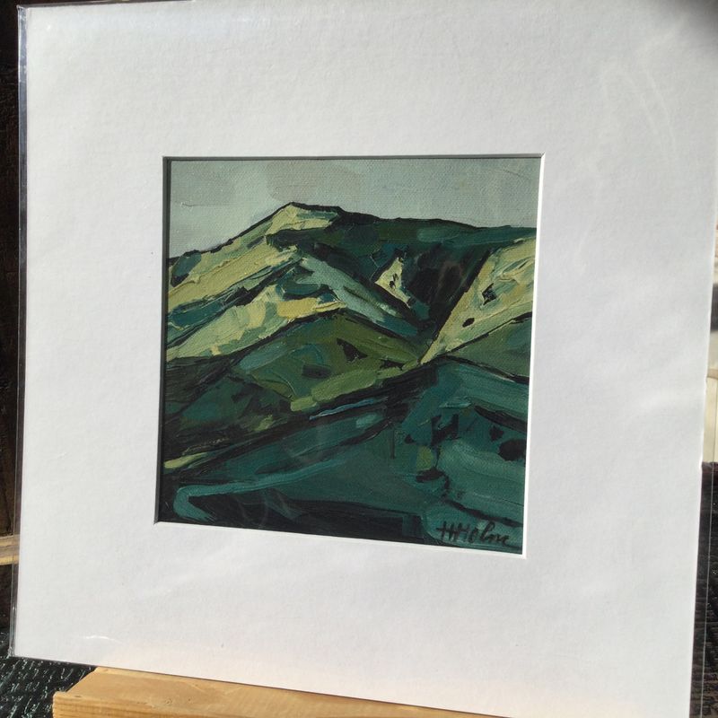 Abajo Peak Canvas Giclee Print, matted