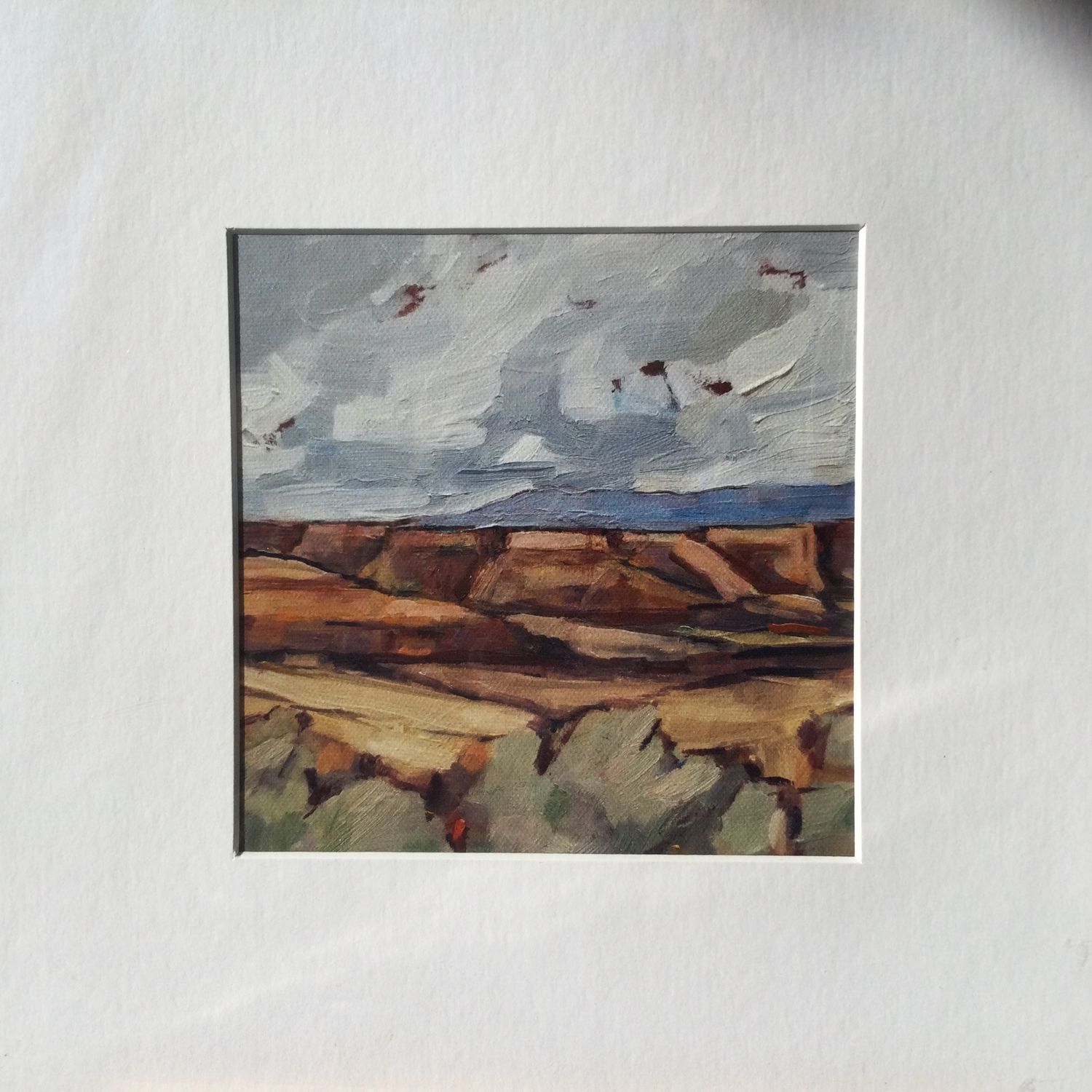 La Sal Canvas Giclee Print, matted