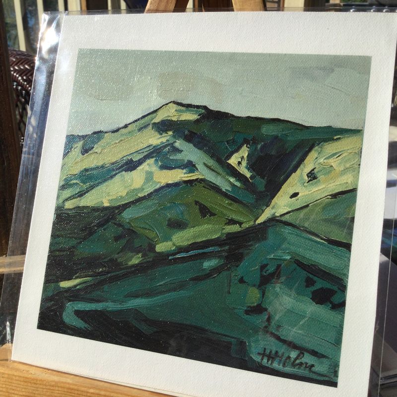 Abajo Peak Canvas Giclee Print, no mat