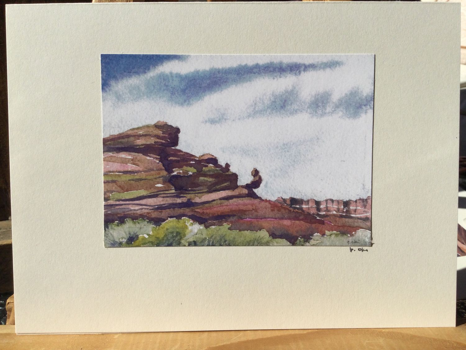 On The Way to Chesler Park Note Card