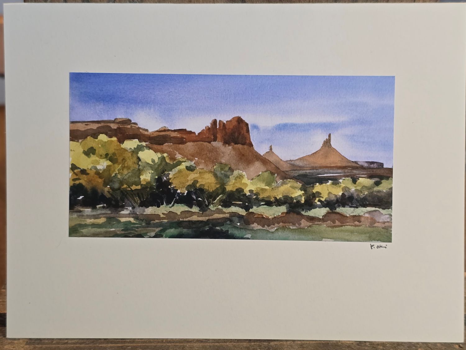 Cottonwoods &amp; Bridger Jacks Note Card