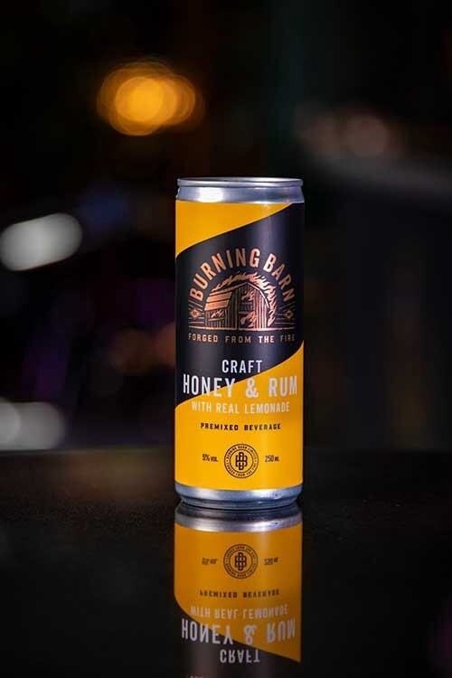 Burning Barn Craft Honey & Rum with Real Lemonade 250ml