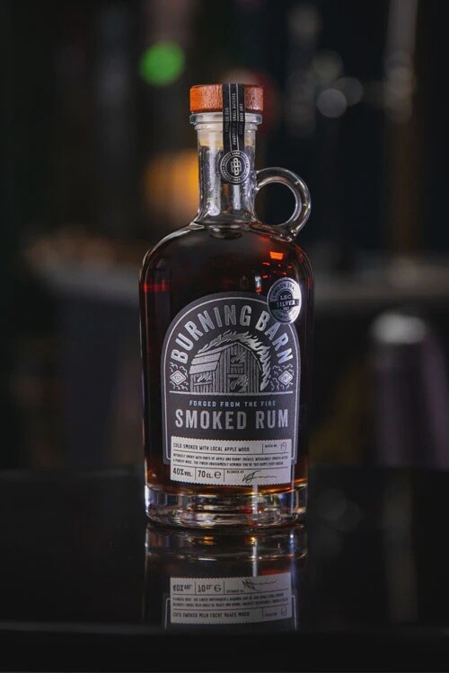 Burning Barn Smoked Rum 70cl