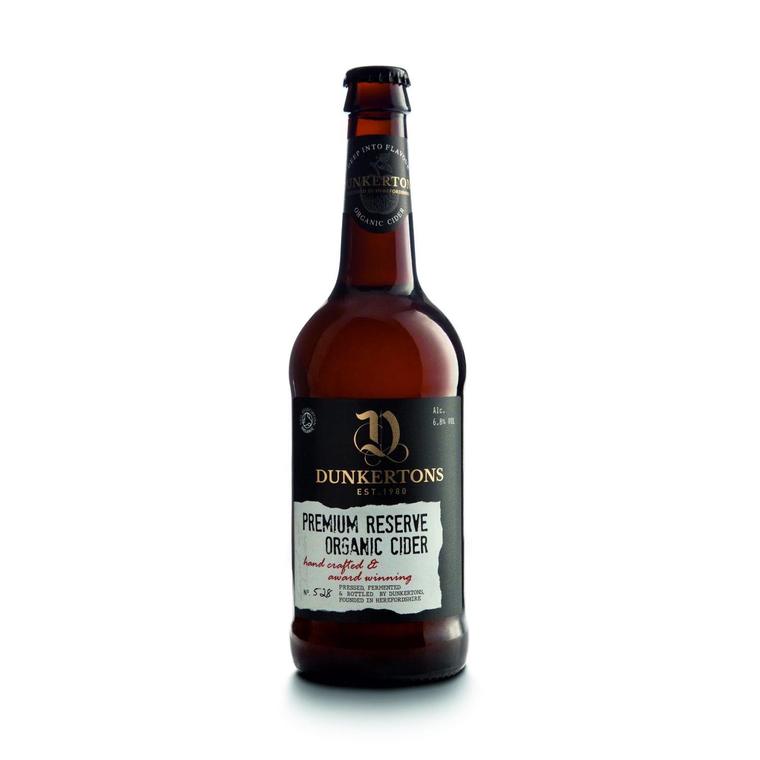 Dunkertons Premium Reserve Organic Cider 500ml