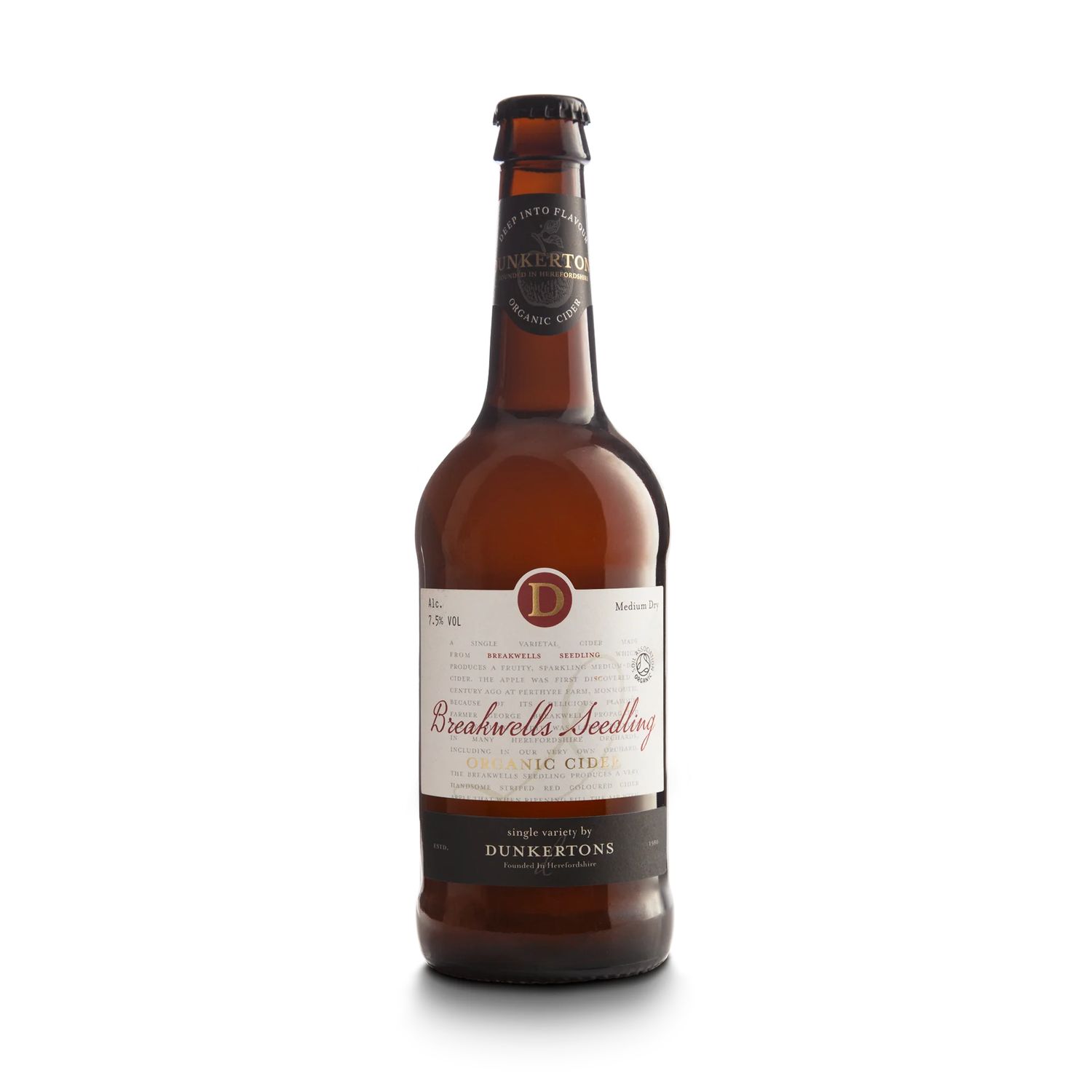 Dunkertons Breakwells Seedling Organic Cider 500ml