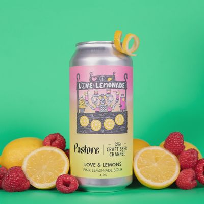 Pastore x The Craft Beer Channel - Love & Lemons 440ml Pastore x The Craft Beer Channel - Love & Lemons 440ml