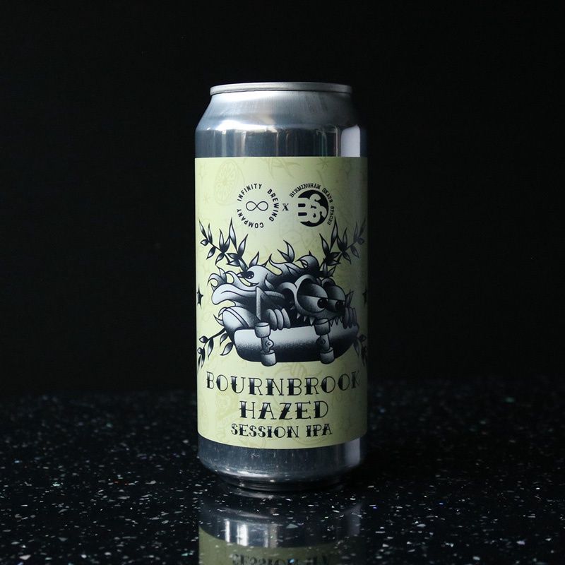 Infinity Brewing x Birmingham Sakte Space - Bournbrook Hazed 440ml