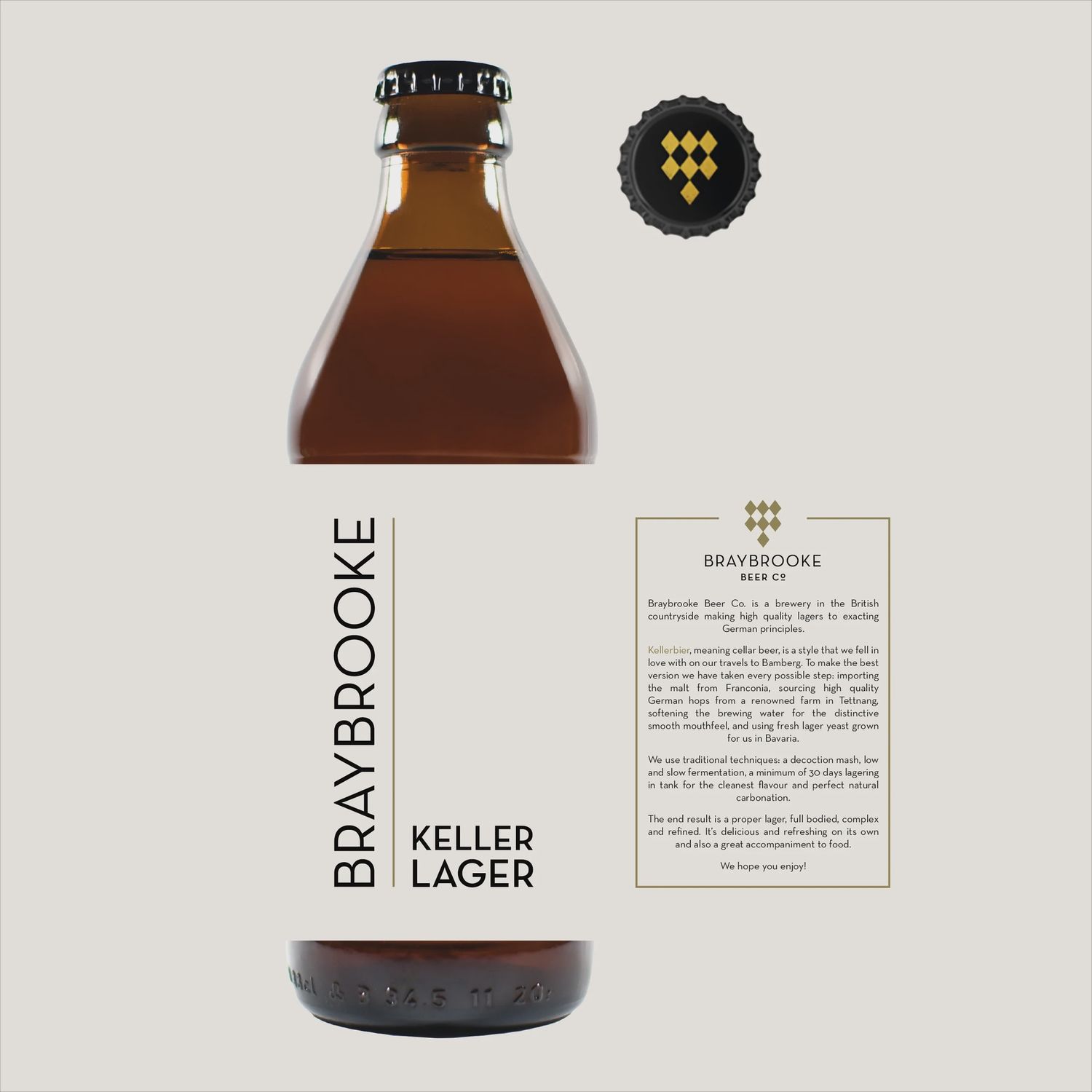 Braybrooke Keller Lager 330ml