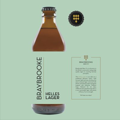 Braybrooke Helles Lager 330ml Braybrooke Helles Lager 330ml