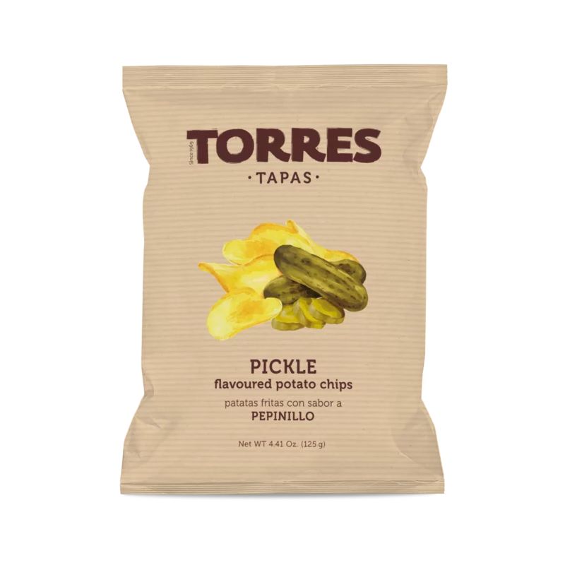 Torres Tapas Pickle Crisps 125g