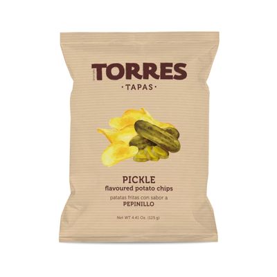 Torres Tapas Pickle Crisps 125g