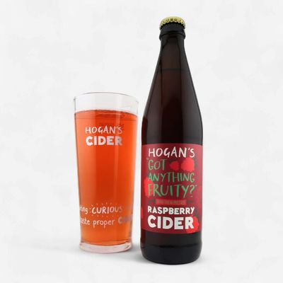 Hogan's Got Anything Fruity? Raspberry Cider 500ml Hogan's Got Anything Fruity? Raspberry Cider 500ml