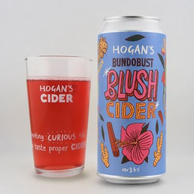Hogan's x Bundobust - Blush Cider 440ml Hogan's x Bundobust - Blush Cider 440ml