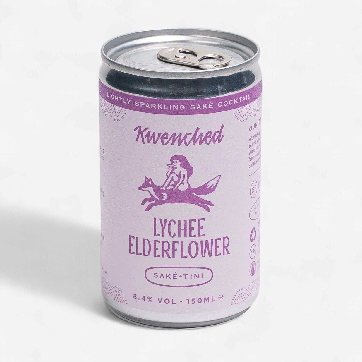 Kwenched Lychee Elderflower Sake-Tini 150ml Kwenched Lychee Elderflower Sake-Tini 150ml