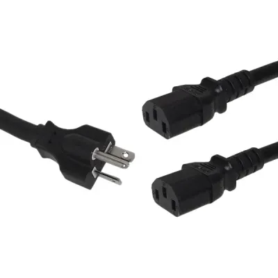 3ft NEMA 6-20P to 2x IEC C13 Power Splitter Cable 3ft NEMA 6-20P to 2x IEC C13 Power Splitter Cable