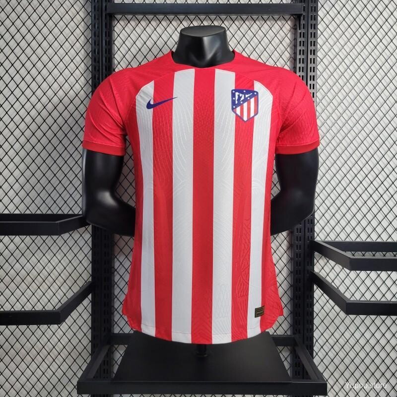 Atletico Madrid 2023/24 Home Men&#39;s Jersey- Player Issue