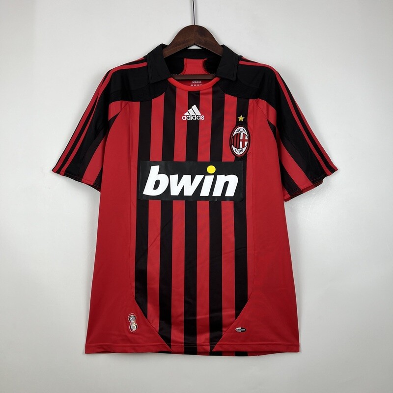 AC Milan 2007/08 Home Men&#39;s Jersey- Retro