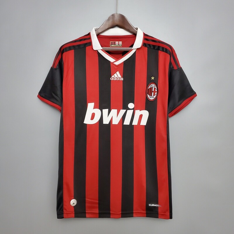 AC Milan 2009/10 Home Men&#39;s Jersey- Retro