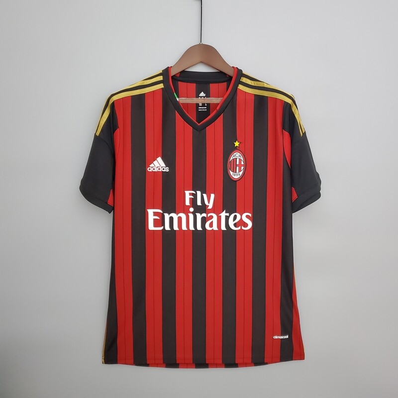 AC Milan 2013/14 Home Men&#39;s Jersey- Retro