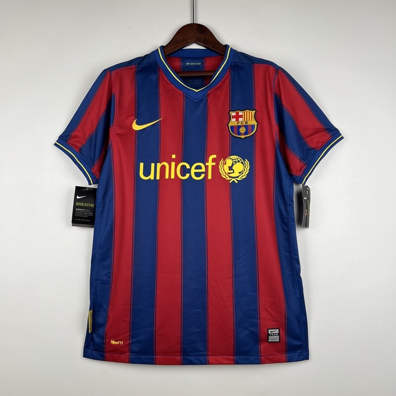 Barcelona FC 2009/10 Home Men&#39;s Jersey- Retro