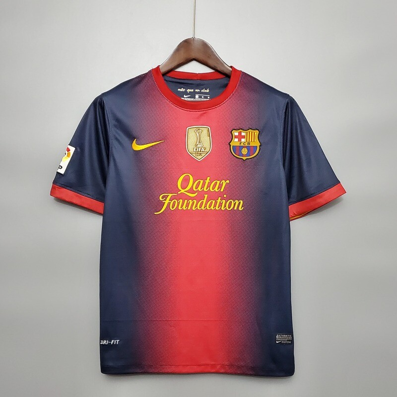 Barcelona FC 2012/13 Home Men&#39;s Jersey- Retro