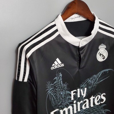 Real Madrid 2014/15 Third Men&#39;s Long Sleeve Jersey- Retro