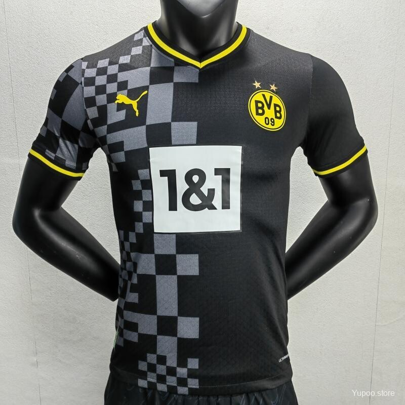 Borussia Dortmund 2022/23 Away Men&#39;s Jersey- Player Issue