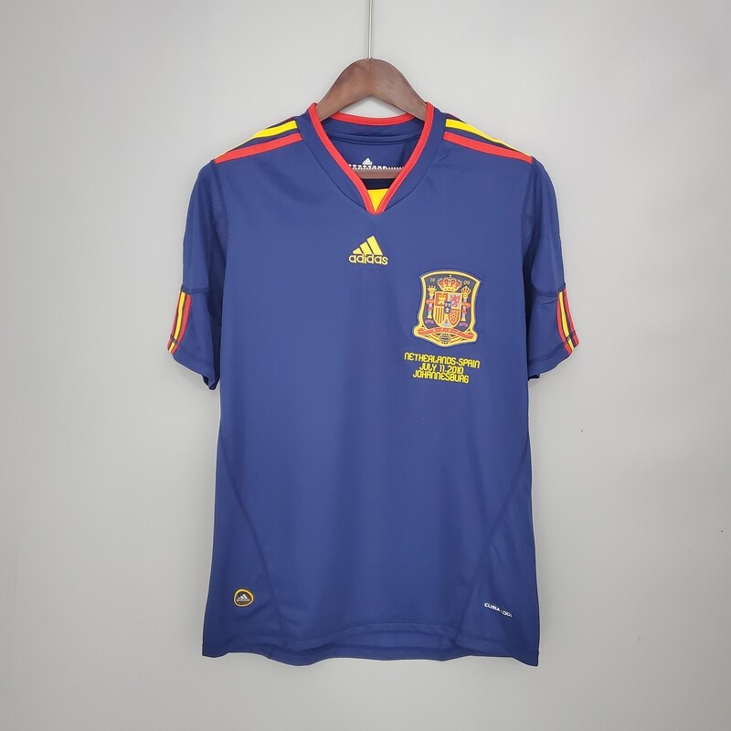 Spain 2010 Away Men&#39;s Jersey- Retro