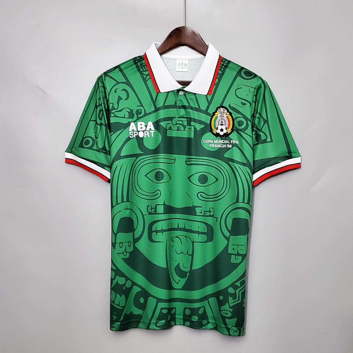 Mexico 1986 Home Men&#39;s Jersey- Retro