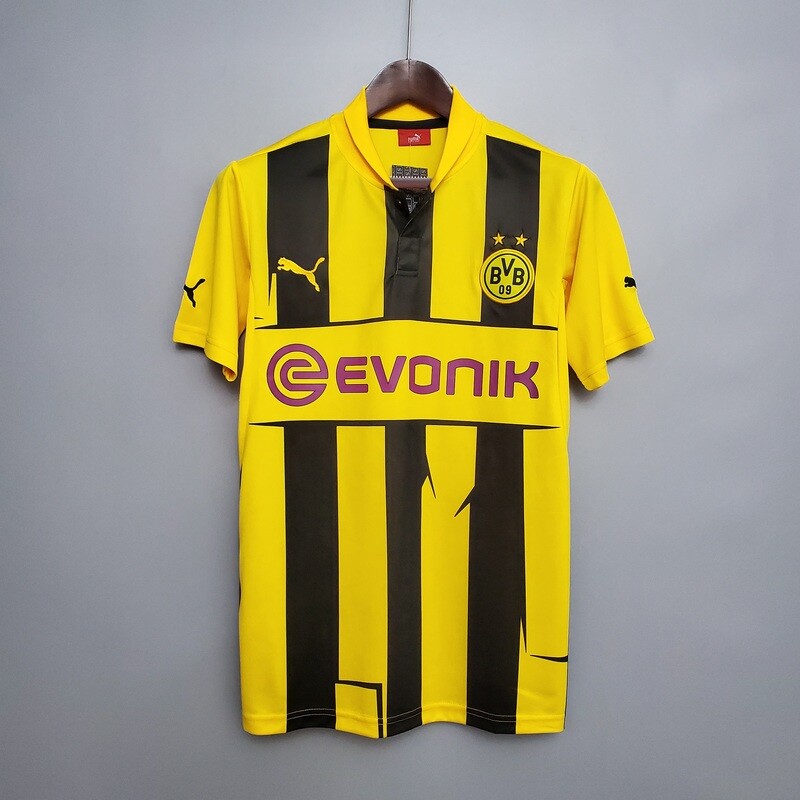 Borussia Dortmund 2012/13 Home Men&#39;s Jersey- Retro