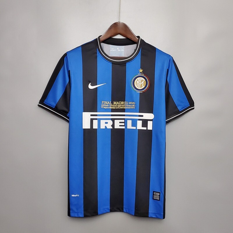 Inter Milan 2009/10 Home UCL Final Men&#39;s Jersey- Retro