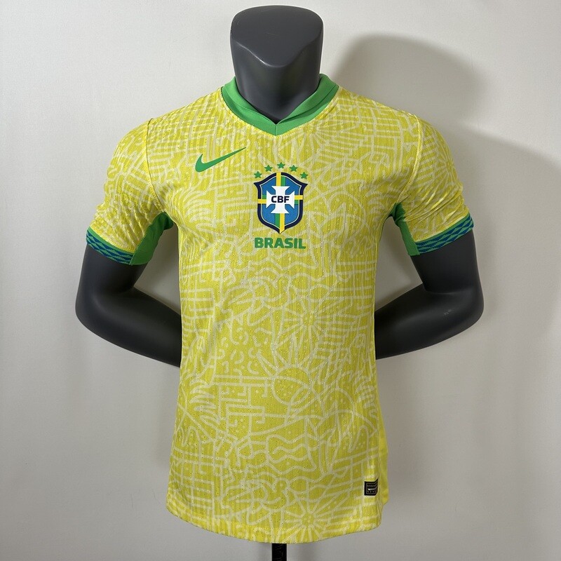 Brazil 2024 Home Men&#39;s Jersey- Player Issue